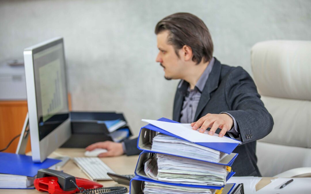 young businessman working
